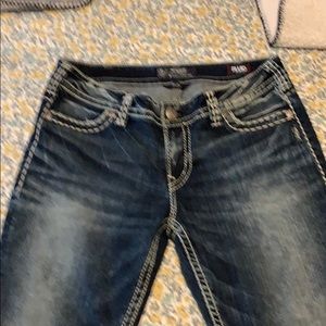 COPY - Silver fluid jeans